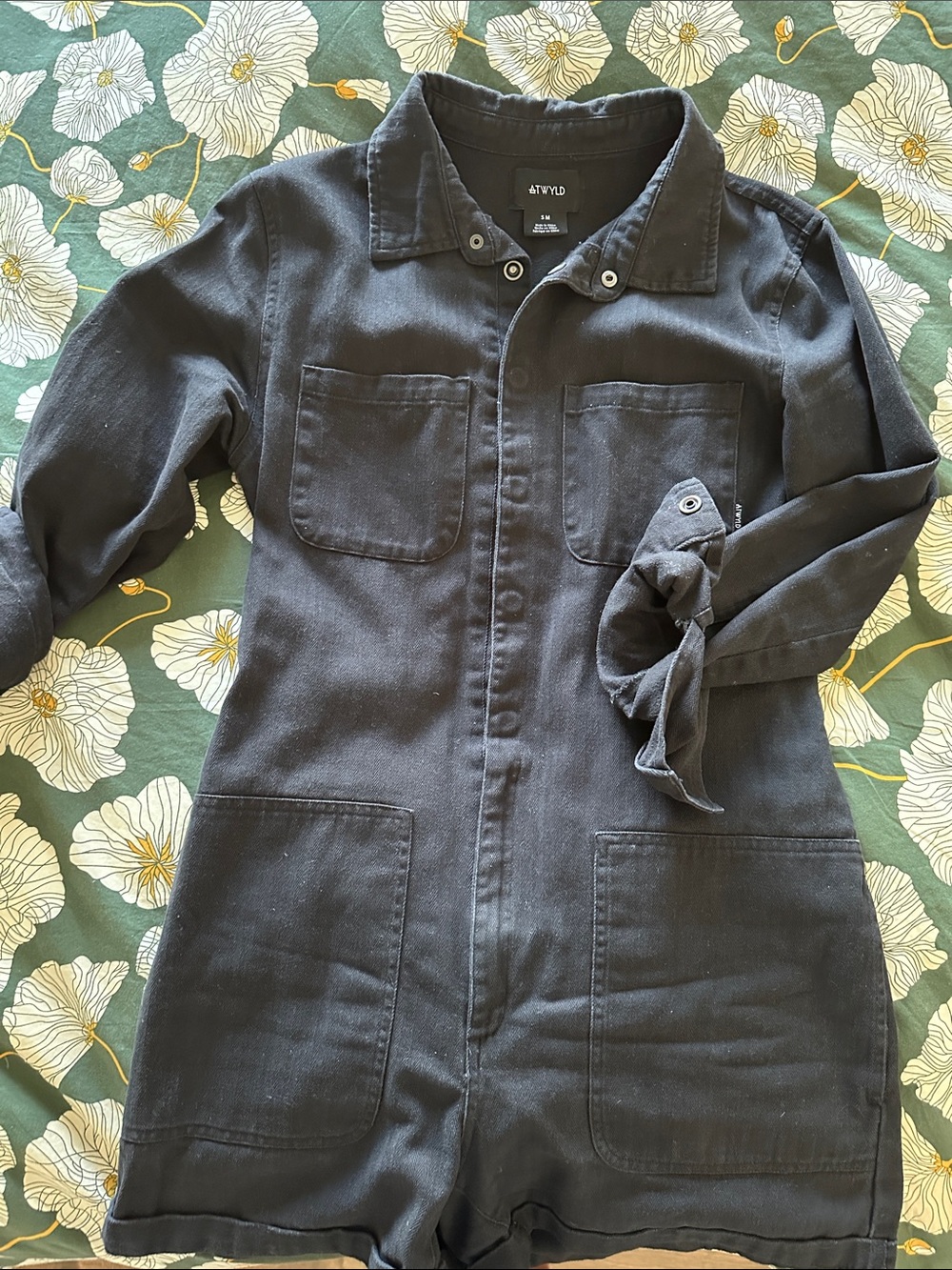 Atwyld Black Utility Romper